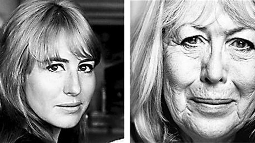 Cynthia Lennon auf einem Bild aus den Sechzigern und einem der letzten aktuellen Fotos