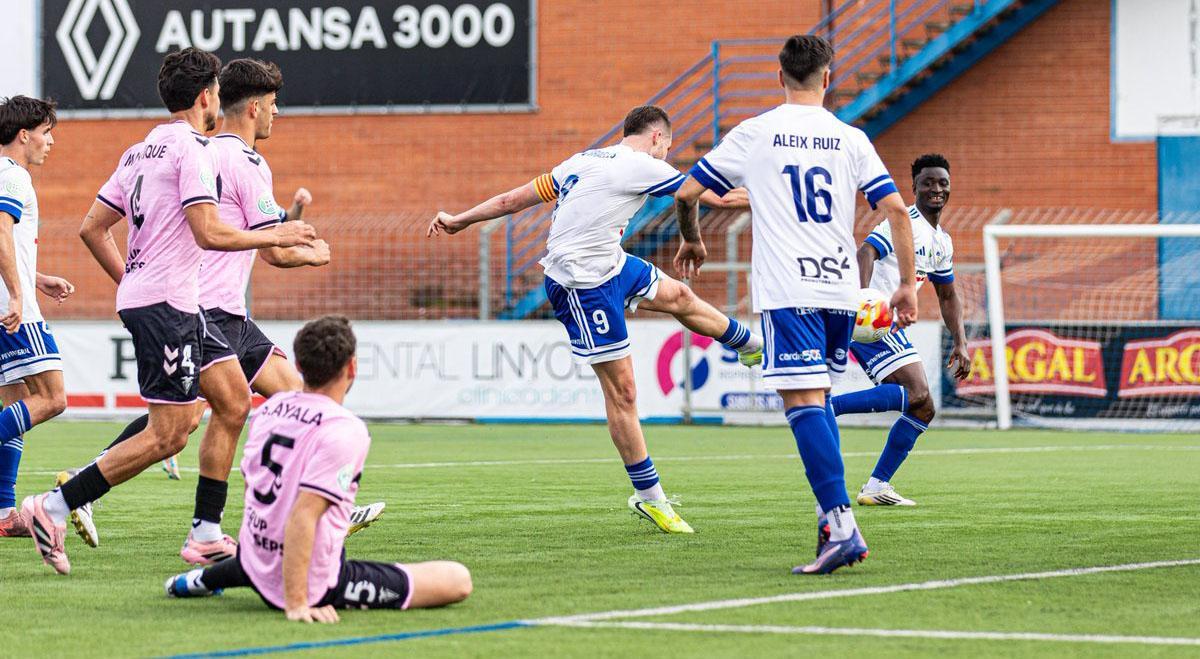 Los ilerdenses crearon muchos problemas a la zaga del Badalona