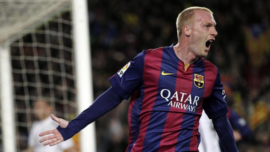 Mathieu, durante su época en el FC Barcelona.