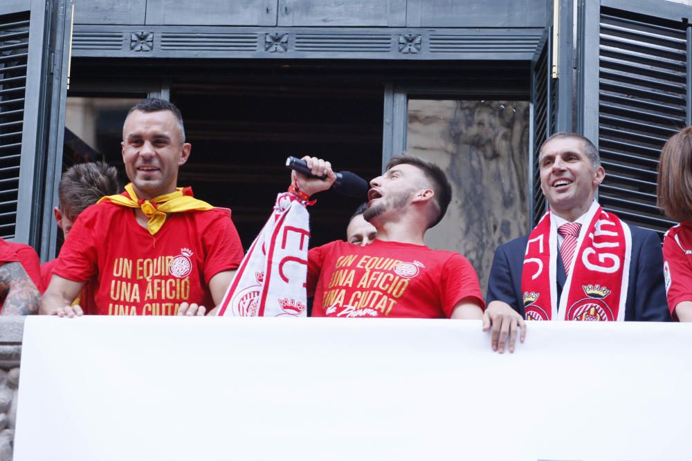 Rua de celebració de l'ascens del Girona