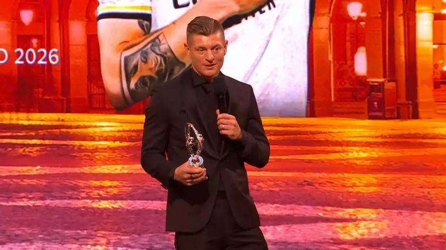 Toni Kroos, premio Laureus a la mejor inspiración deportiva