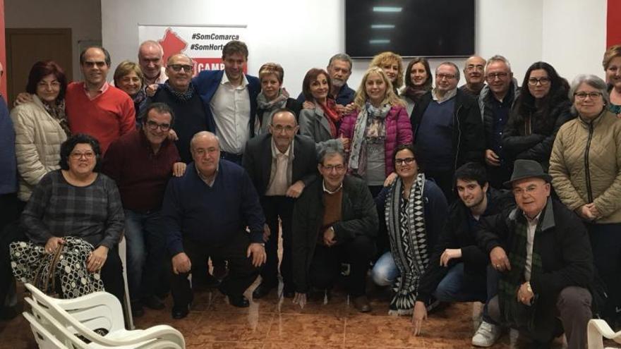 Andrés Campos en su acto en Quart de Poblet.