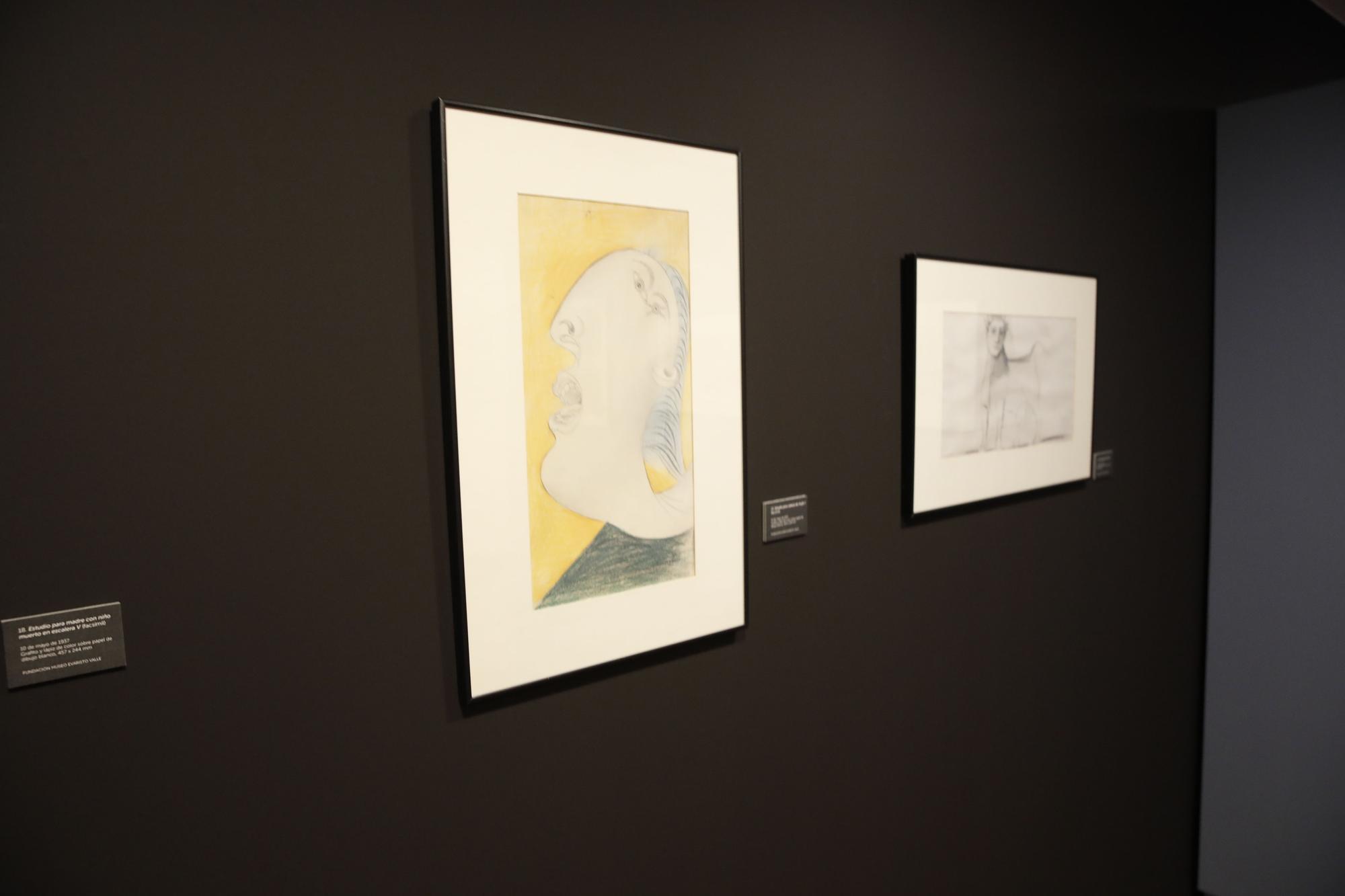 En imágenes: El museo Evaristo Valle estrena una serie de bocetos del Guernica Pablo Picasso