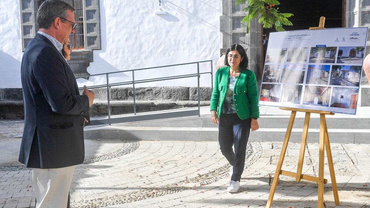 Concluyen las obras de rehabilitación de la ermita del Pueblo Canario