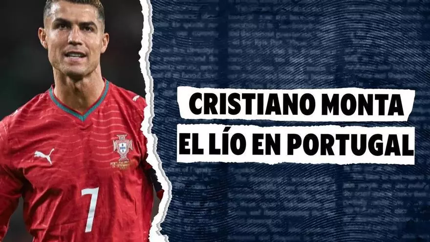 Cristiano monta el lío en Portugal