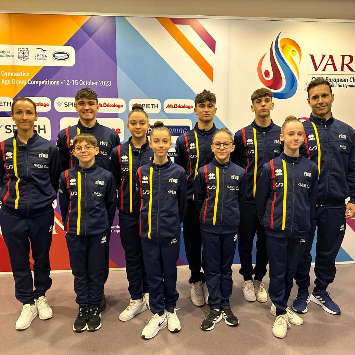 Hasta 10 gimnastas del Club Dinamic representaron a España en la competición continental.