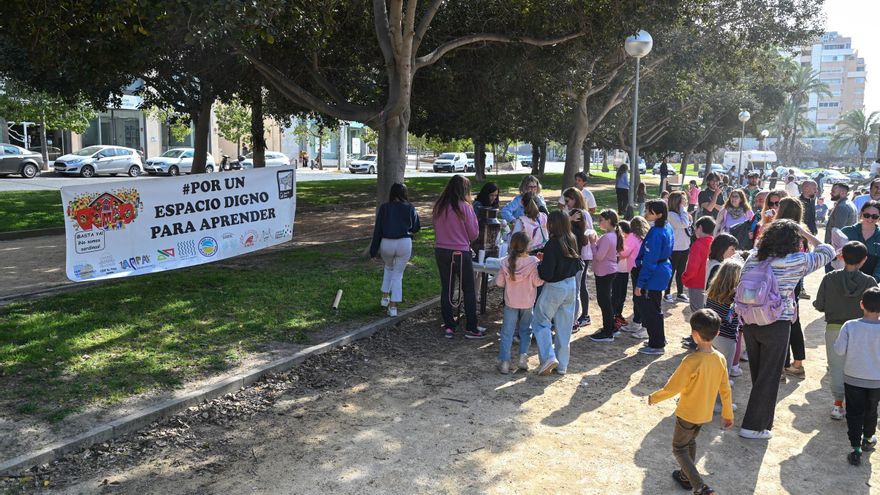 La realidad de un estudiante en Alicante: todo el Bachiller en barracones
