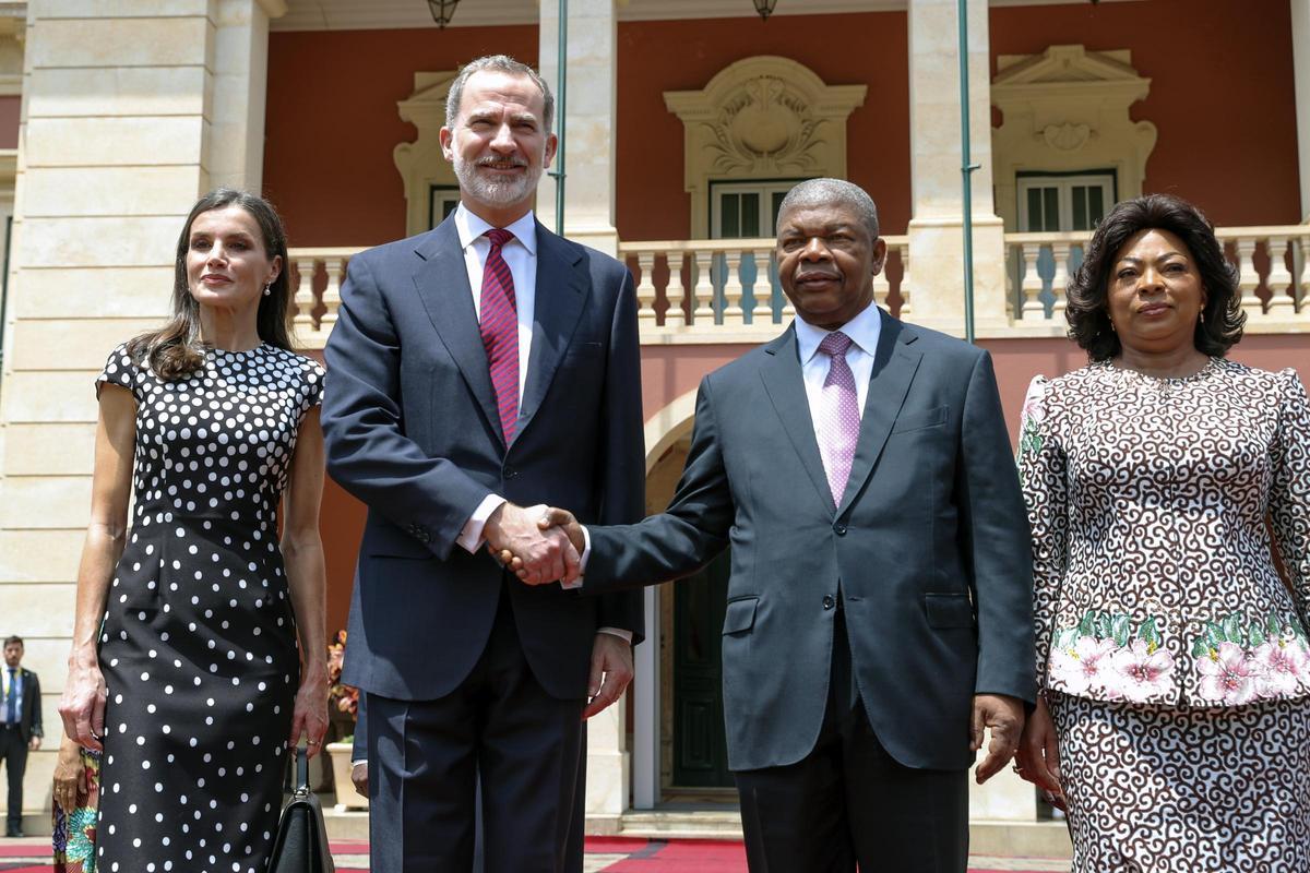 King of Spain official visit in Luanda