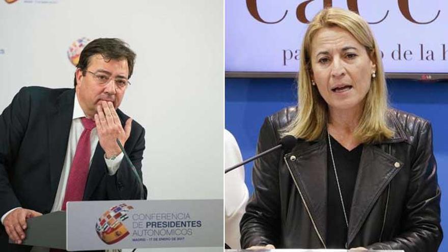 La alcaldesa de Cáceres buscó el apoyo de Vara para tener el voto del PSOE a la operación de crédito