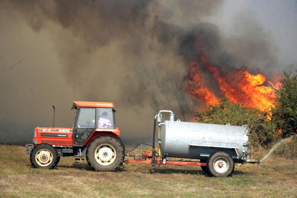 Incendio en Silleda