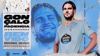 Gonçalo Paciencia firma con el Celta hasta el 2025