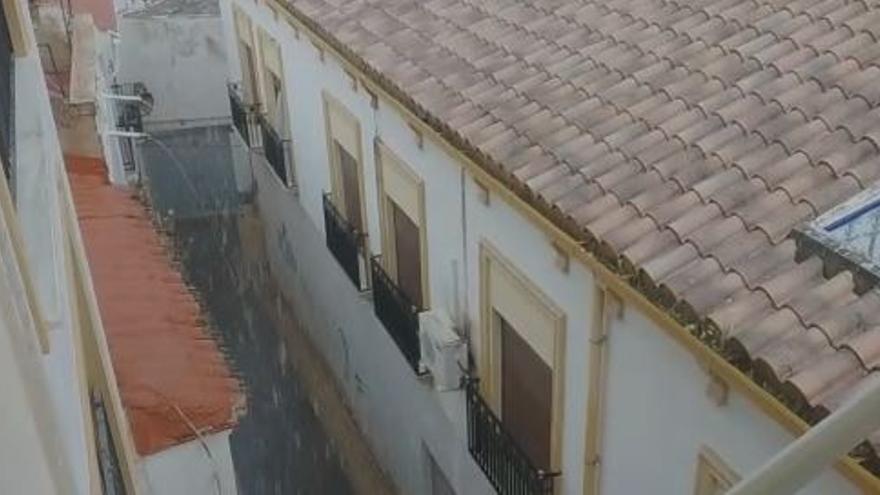 lluvia en lorca