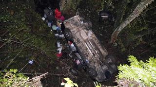 Un bebé y dos mujeres mueren al caer su coche por un barranco en la zona del pantano de Susqueda