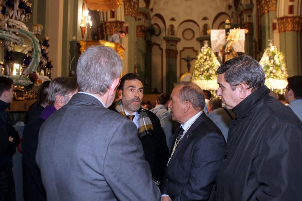 La lluvia obliga a suspender la procesión de la Piedad