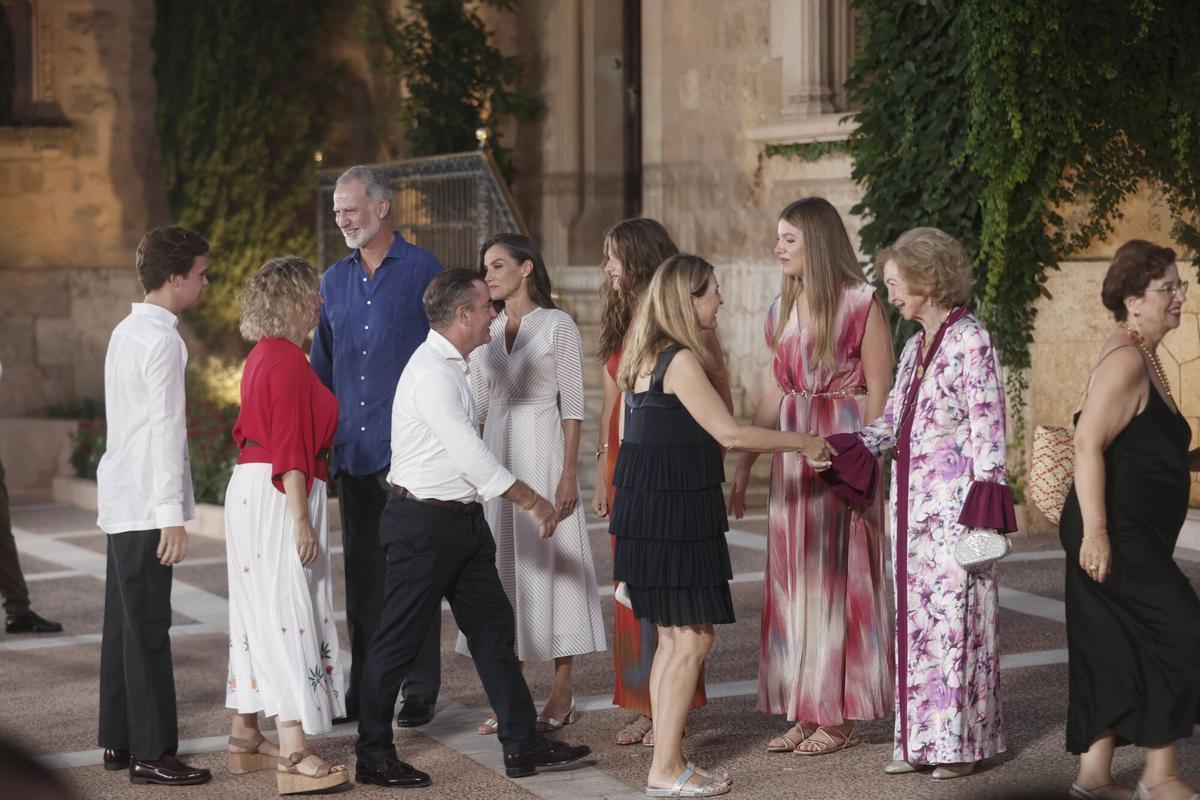 Las imágenes de la recepción de la Familia Real en Marivent