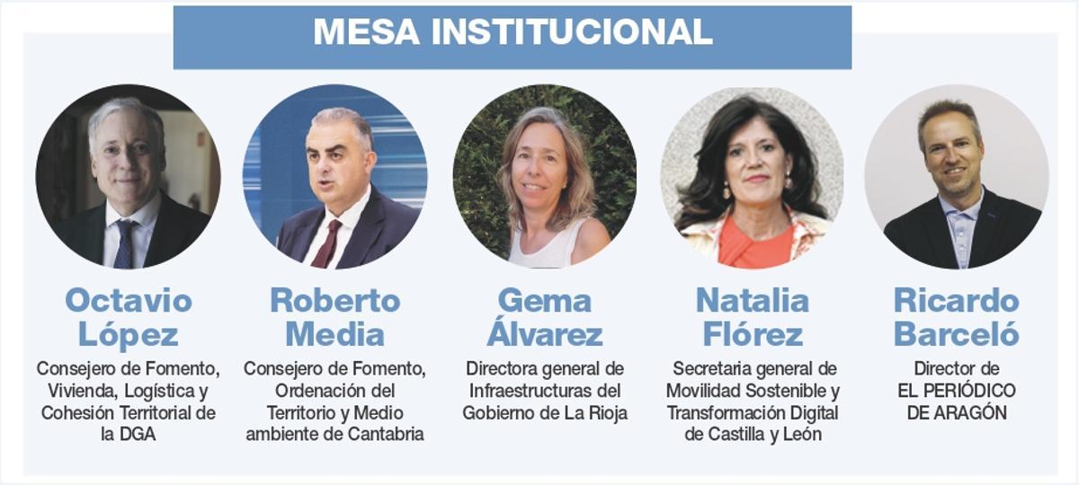 Representantes de las instituciones participarán en la segunda mesa redonda, moderada por Ricardo Barceló, director de EL PERIÓDICO DE ARAGÓN.