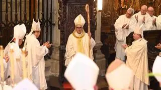 Antonio Valín llama a practicar la caridad en su toma de posesión como obispo de Tui-Vigo