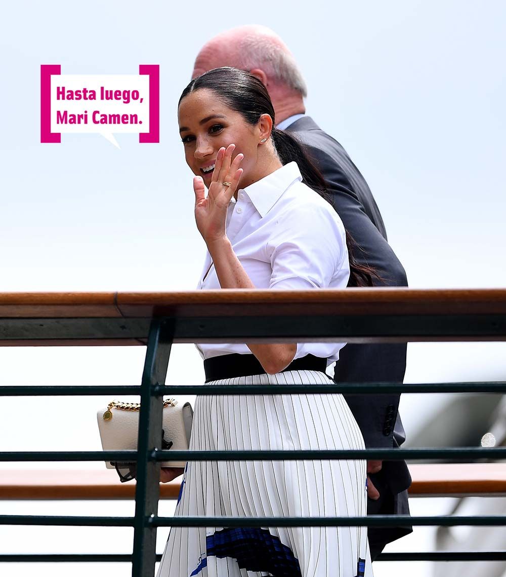 Meghan Markle en el torneo de tenis de Wimbledon