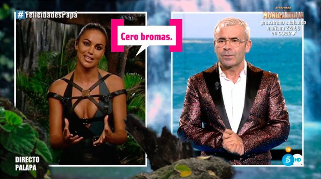 Lara Álvarez y Jorge Javier en directo