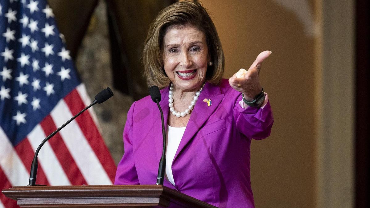 La presidenta de la Cámara de Representantes de Estados Unidos, Nancy Pelosi.