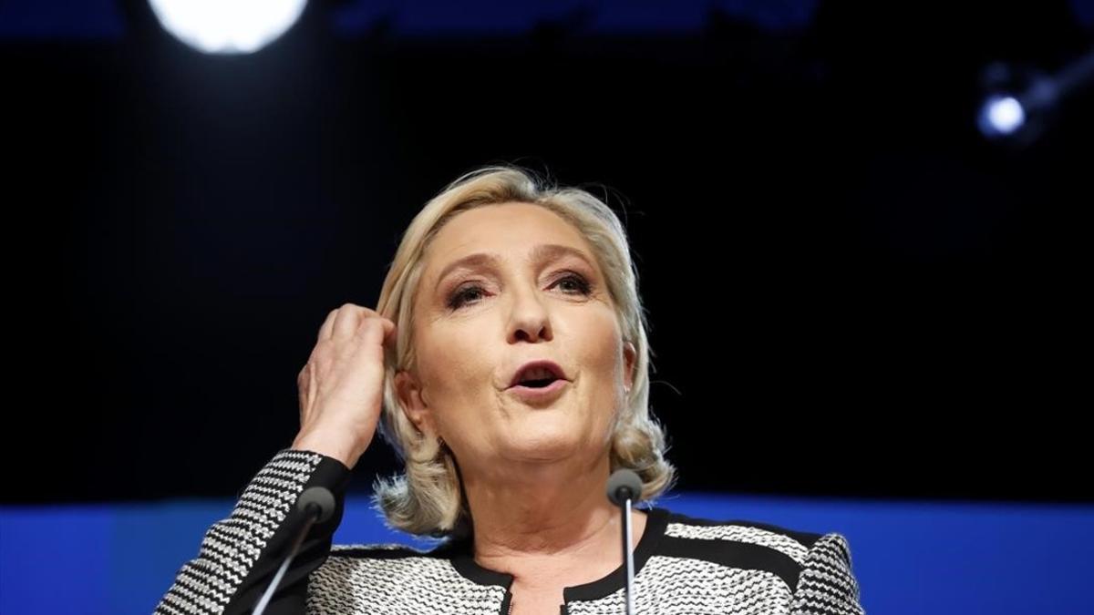 La dirigente ultraderechista Marine Le Pen.