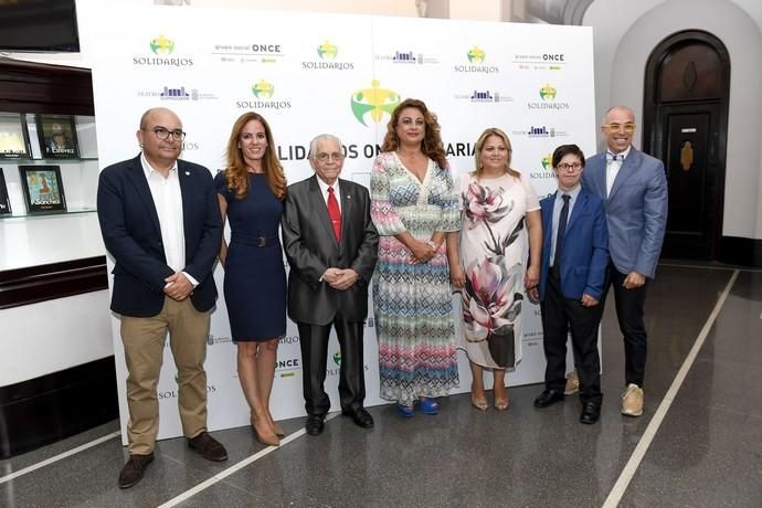 18-06-19 GENTE Y CULTURA. TEATRO GUINIGUADA. LAS PALMAS DE GRAN CANARIA. Asuntos Sociales. La ONCE Canarias entrega sus Premios Solidarios 2019. Fotos: Juan Castro.  | 19/06/2019 | Fotógrafo: Juan Carlos Castro