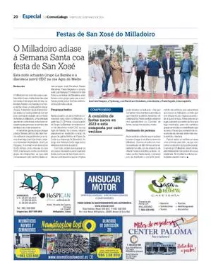 ESPECIAL SAN XOSÉ DO MILLADOIRO 2026