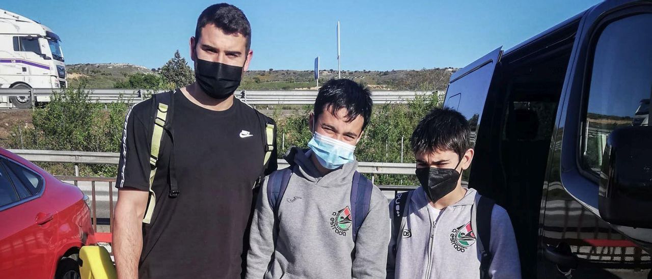 Socorristas del CNS A Estrada en el Nacional de Guadalajara.