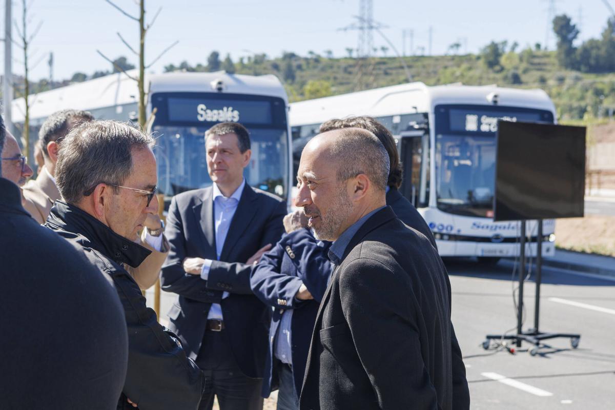 Presentació dels nous busos elèctrics de la xarxa interurbana del Bages