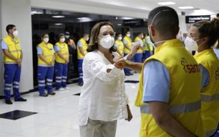 Personal médico de España ayuda a combatir el covid-19 en El Salvador