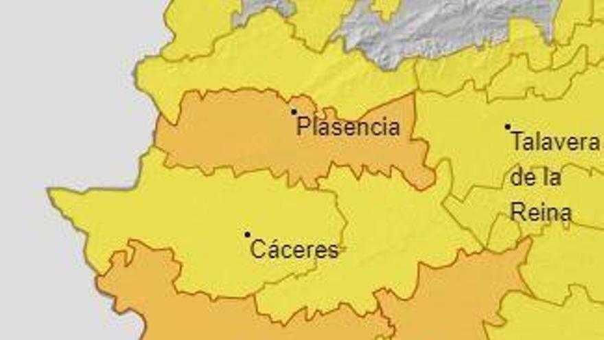 Zonas de Extremadura hoy con riesgo de incendio extremo