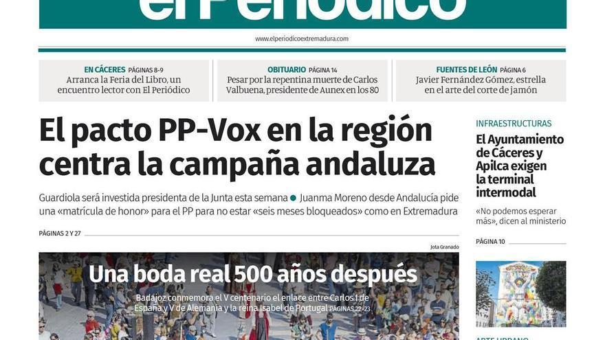 Consulta la portada correspondiente al día 20 de abril de 2026