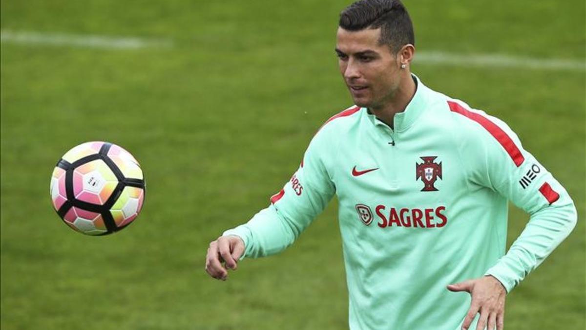 Cristiano está concentrado con la selección portuguesa