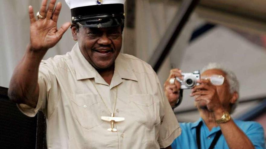 El pianista y cantante Fats Domino en una imagen de 2006.