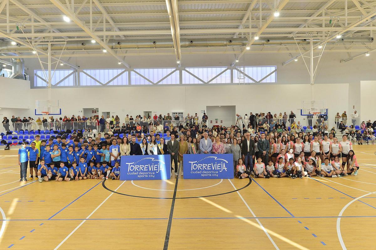 Torrevieja, La Mata. INAUGURACIÓN NUEVO PABELLÓN POLIDEPORTIVO DE LA MATA
