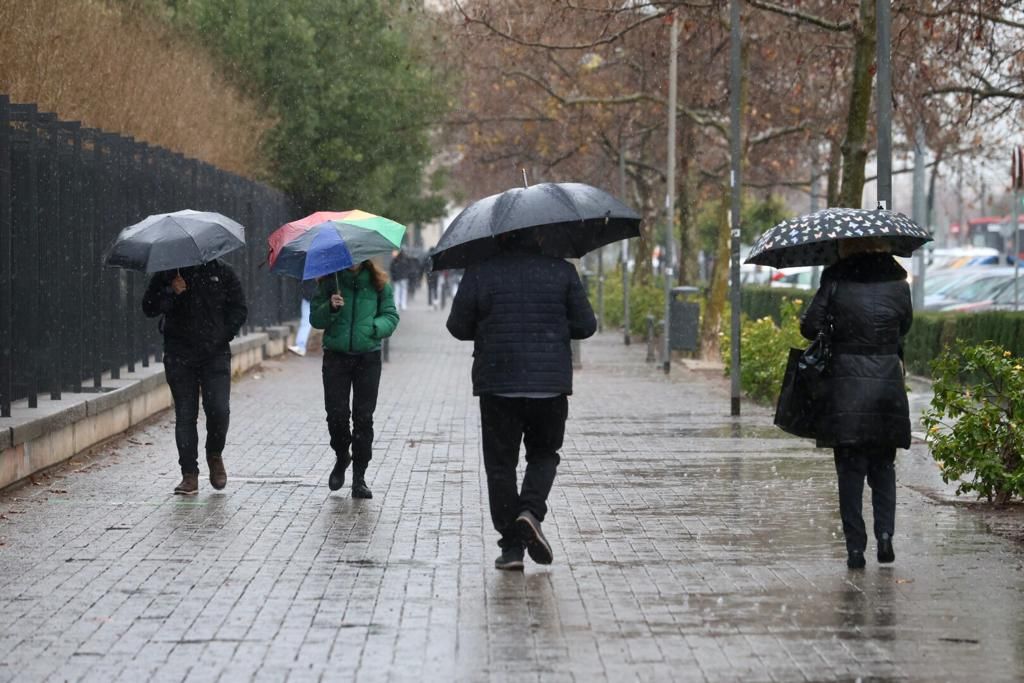 Temporal de lluvia en València