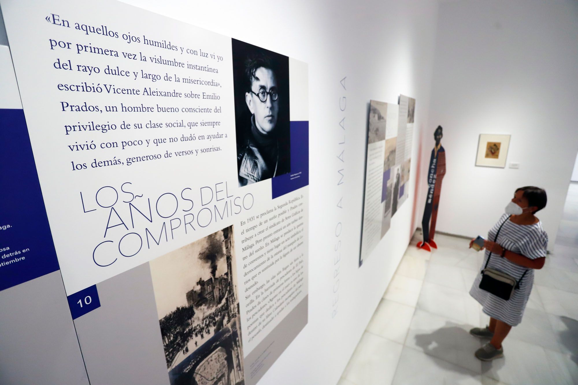 Exposición sobre Emilio Prados en el Centro Cultural de la Fundación Unicaja