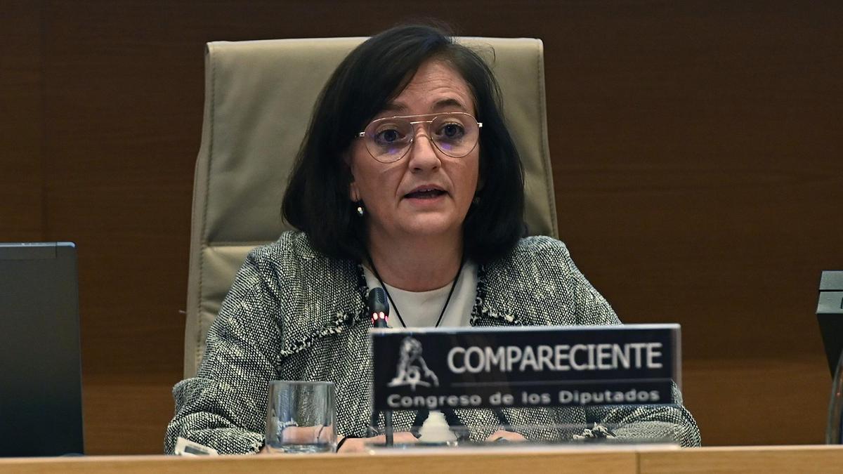 Archivo - La presidenta de la Autoridad Independiente de Responsabilidad Fiscal (AIReF), Cristina Herrero