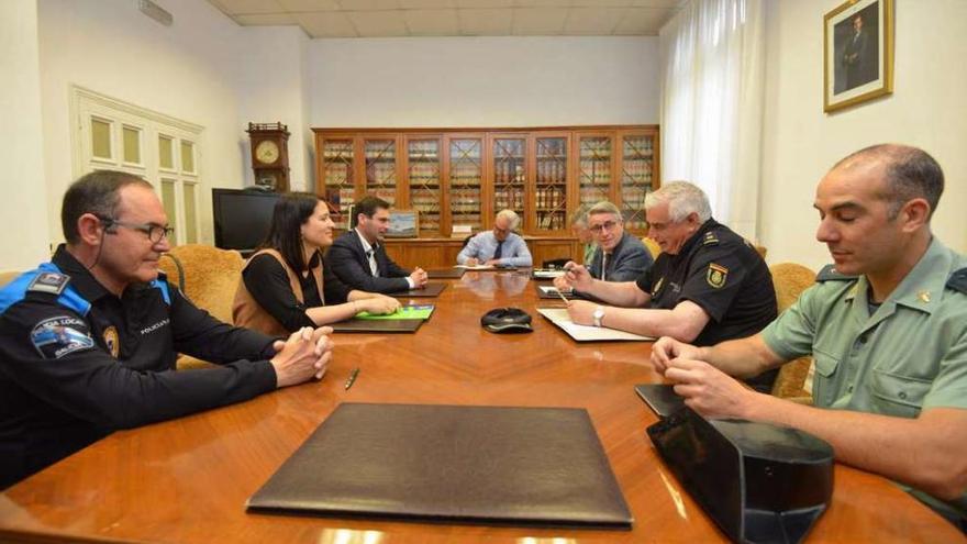 Reunión de la Junta Local de Seguridad. // Gustavo Santos