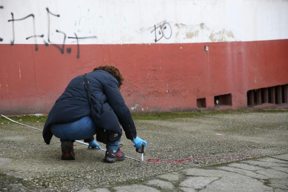 Trasladan al hospital a un bebé tras caer por una ventana en Oviedo