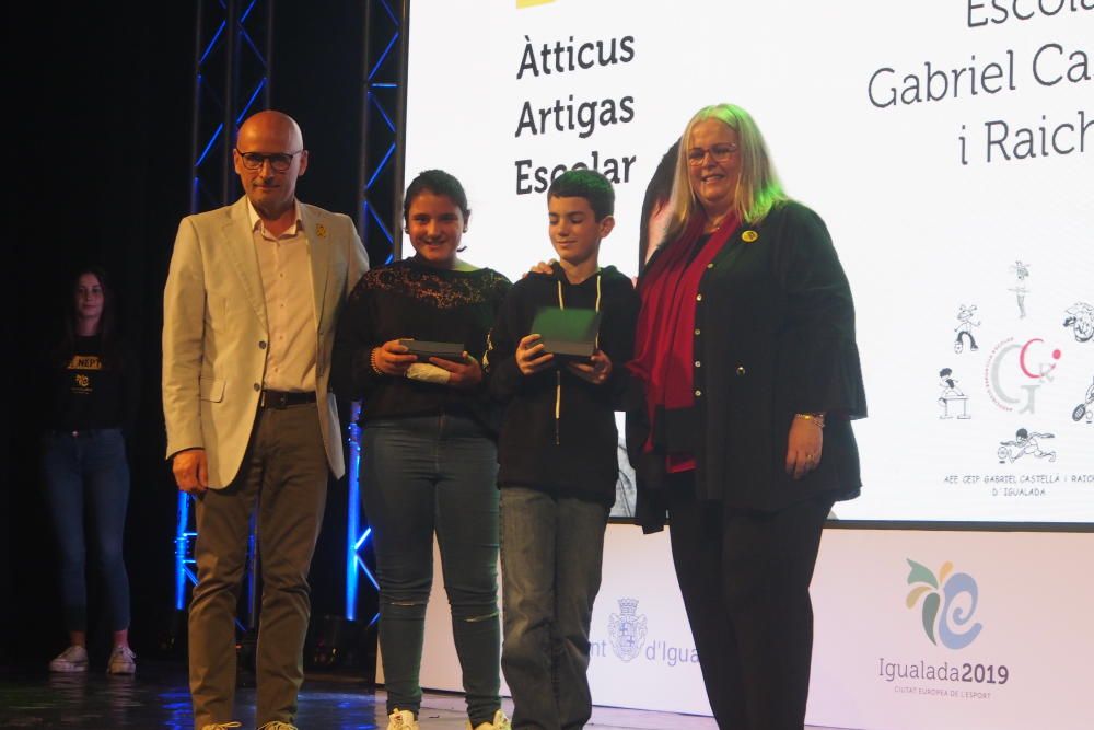 Els Premis Neptú d'Igualada coronen dos triatletes