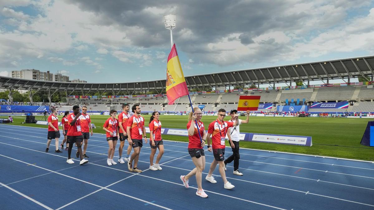 La selección española en el Mundial de París 2023.