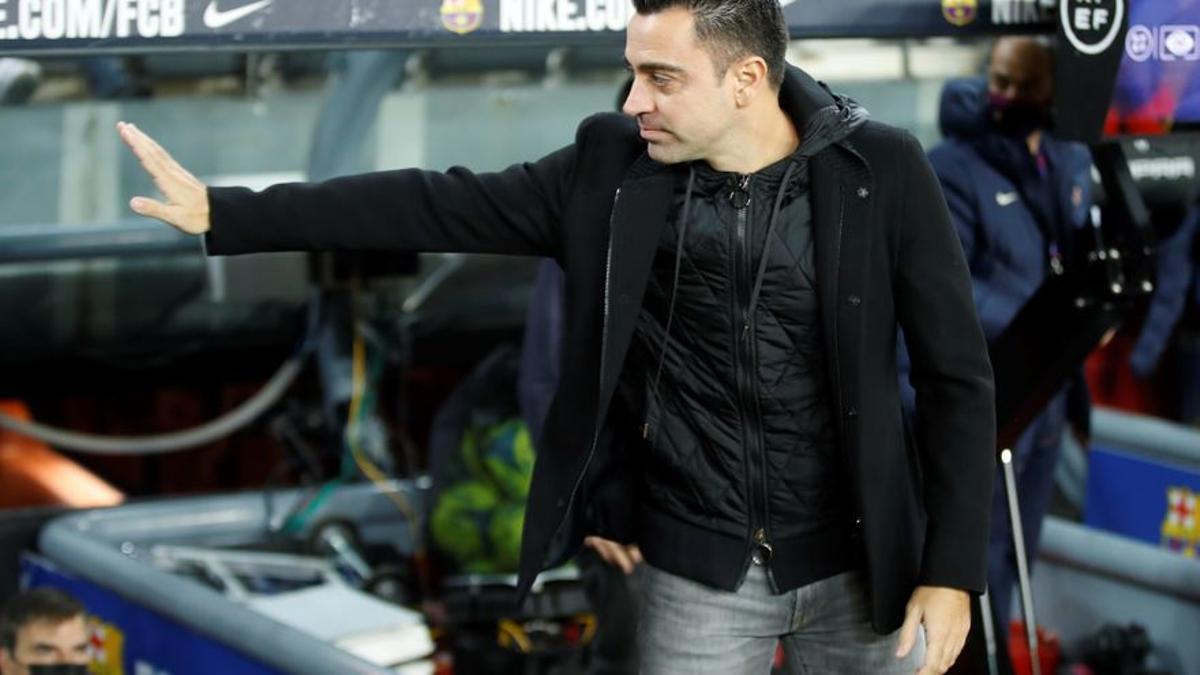 Xavi se estrenó este sábado como entrenador del Barcelona.