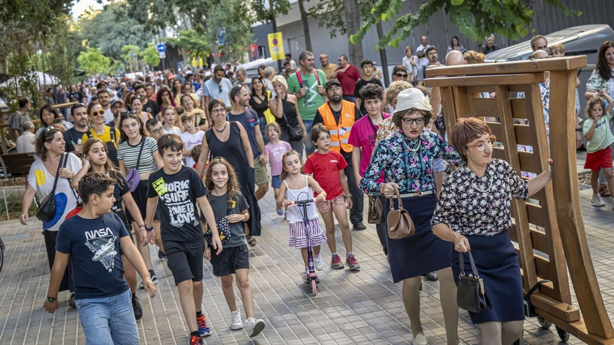 La Mercè en la superilla de Consell de Cent