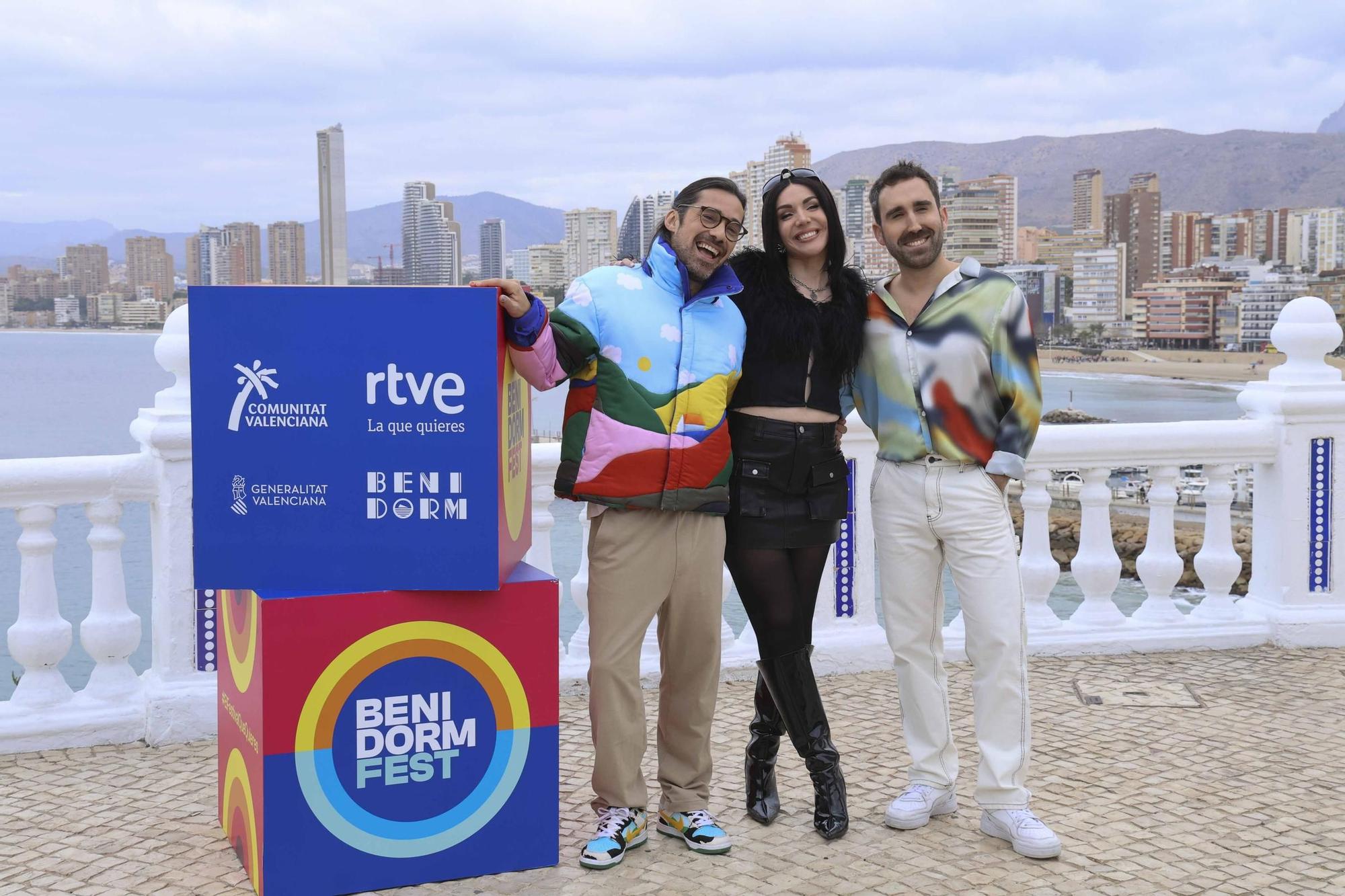 Así ha sido la rueda de prensa con los presentadores del Benidorm Fest 2024