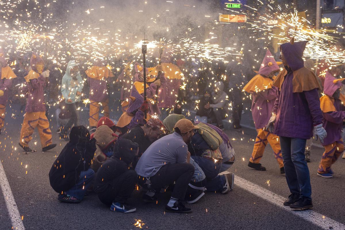 El correfoc de la Mercè, en imágenes