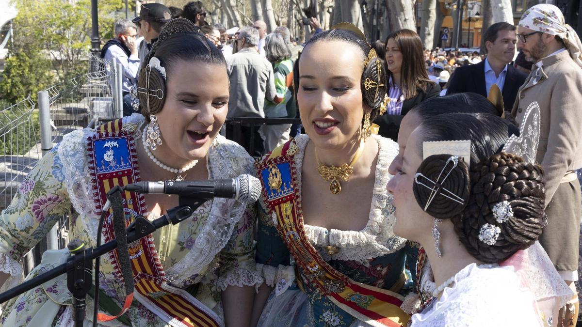 Así ha sido la mascletà de hoy, 16 de marzo, en Xàtiva