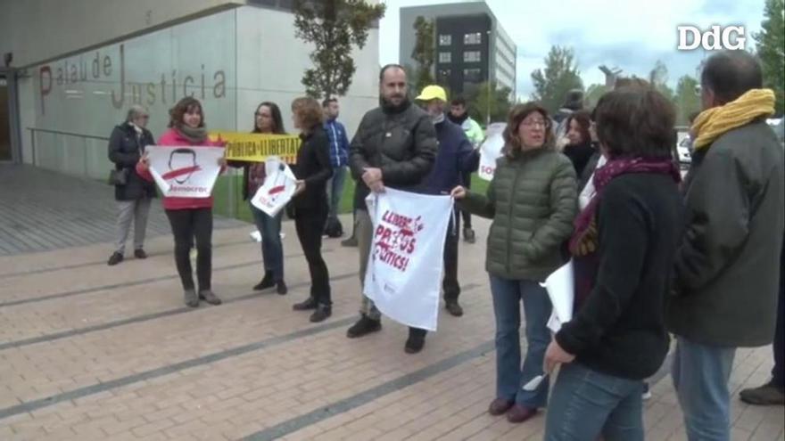 Demanen la llibertat per a un veí de Llagostera detingut durant els aldarulls en una manifestació a Girona