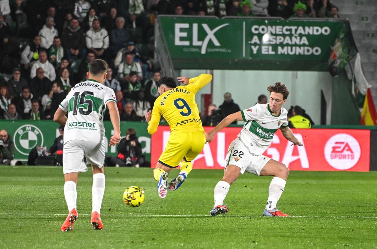 Las mejores imágenes del Elche CF - Villarreal CF (1-3)