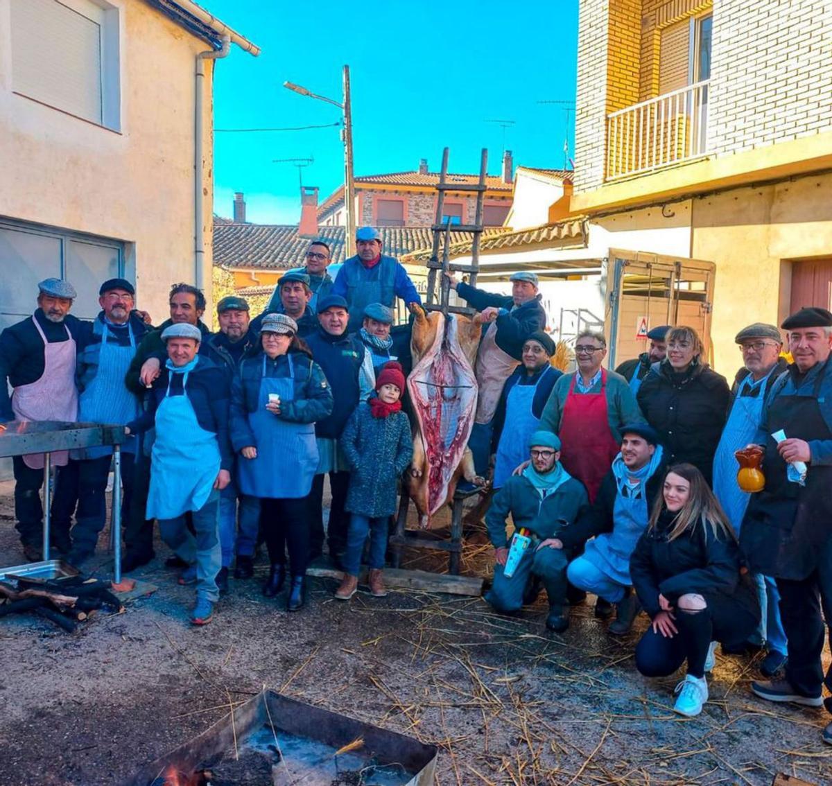 Fiesta de la matanza en La Culebra